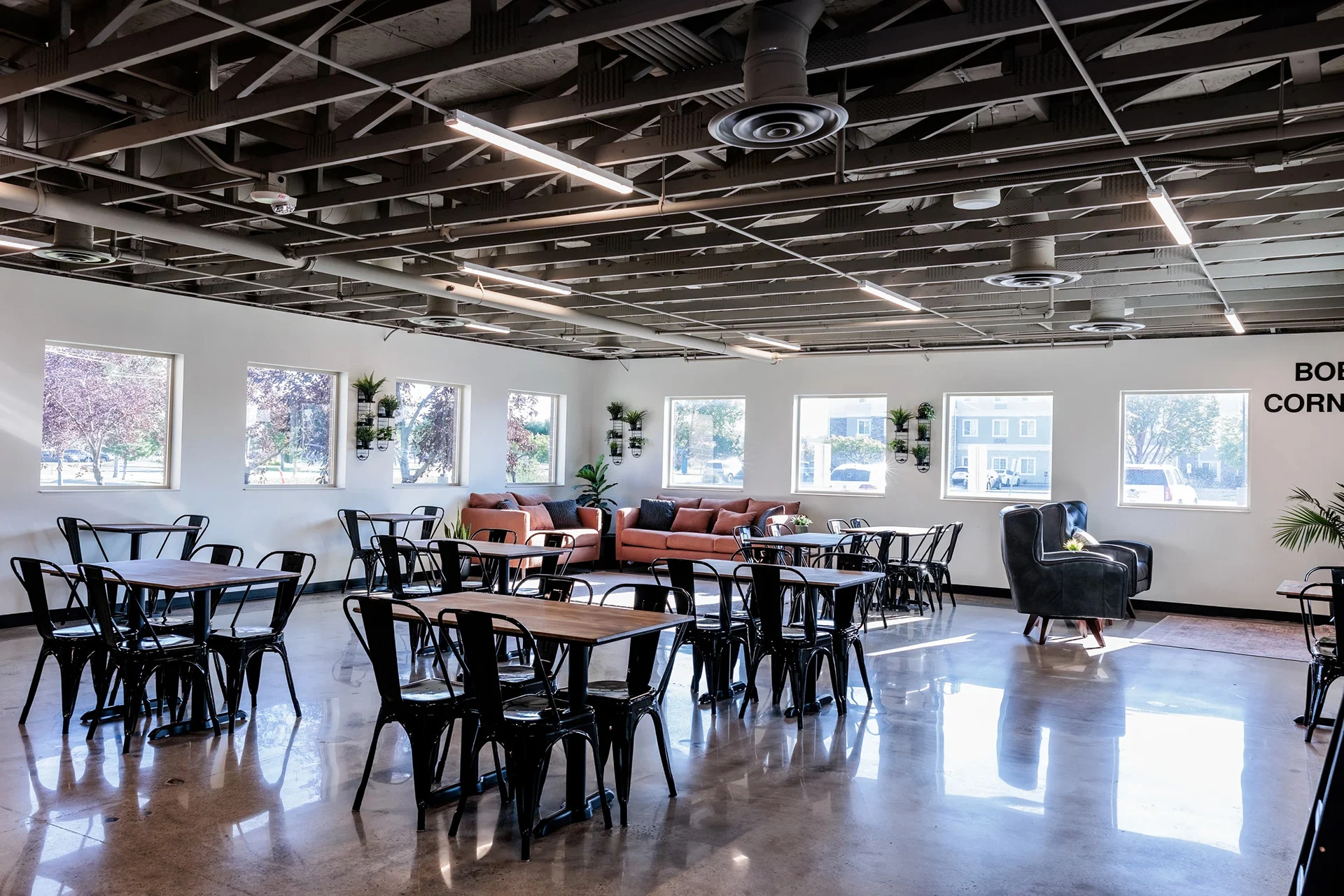 True North Church lobby cafe church building church architect