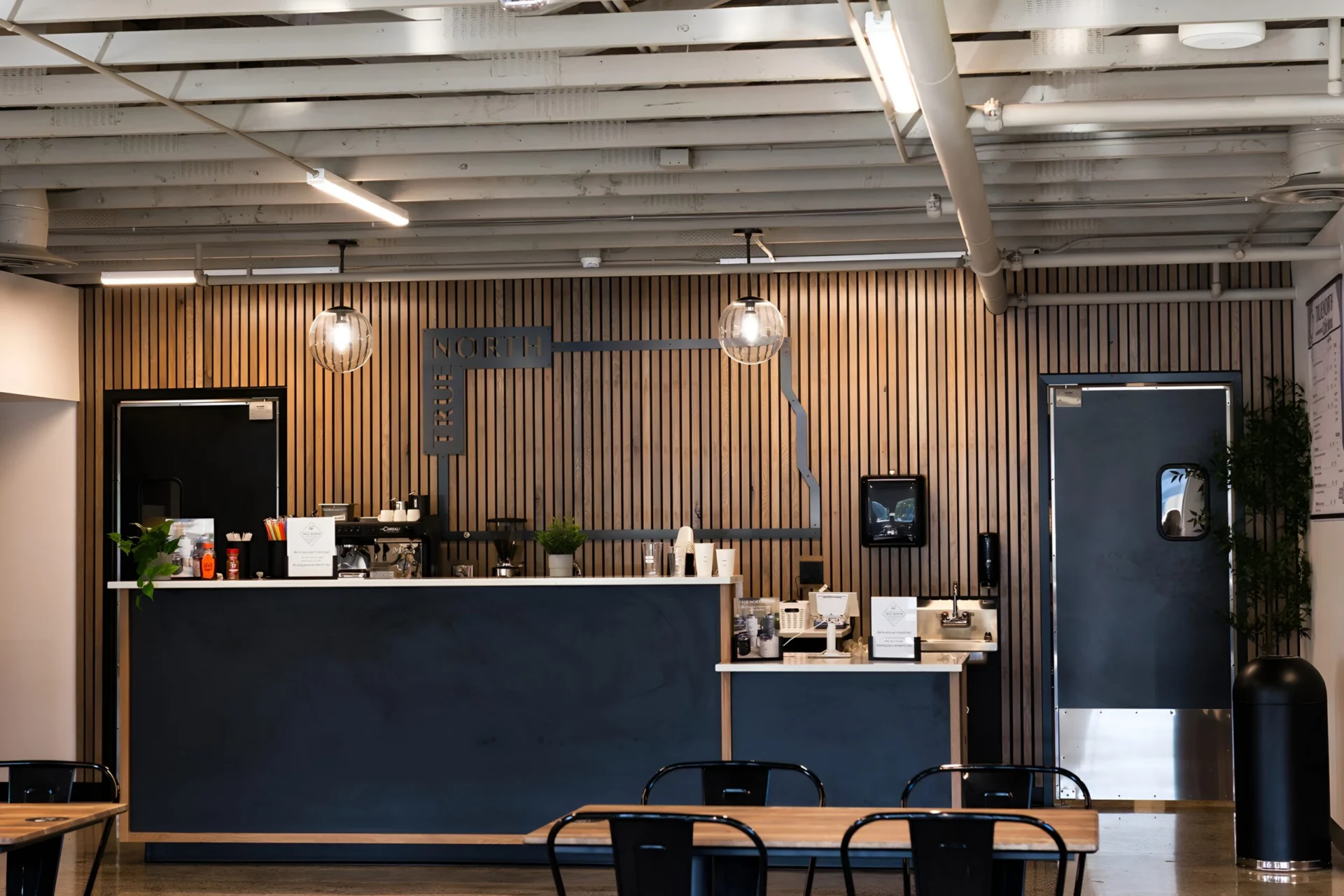 True North Church lobby cafe church building church architect