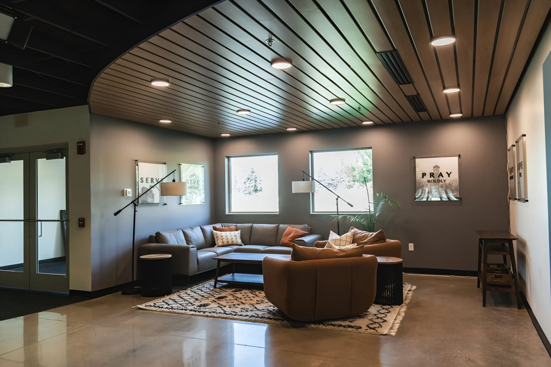 True North Church lobby church building church architect