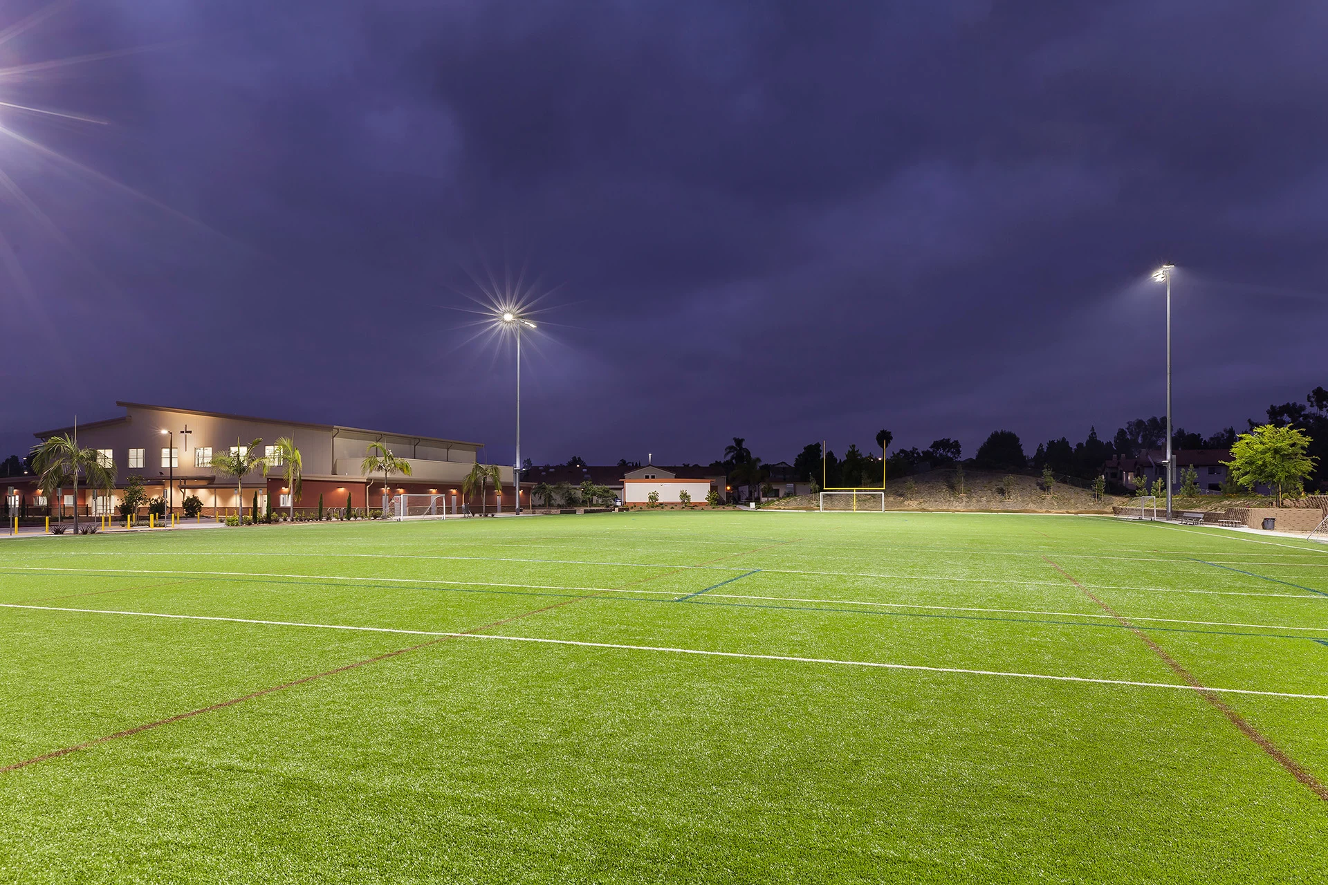 Victory Christian Gym and Football Field church building church architect