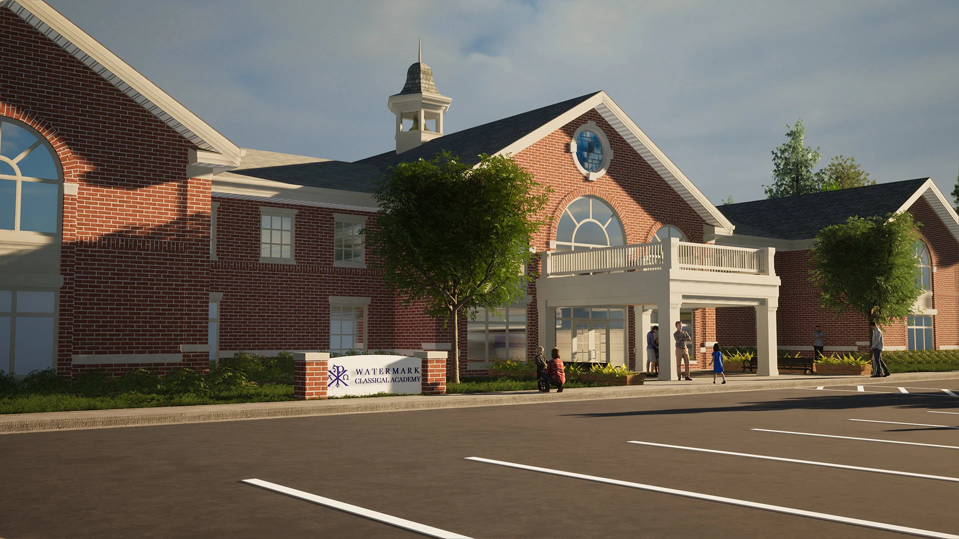 Watermark Classical Academy exterior church building church architect