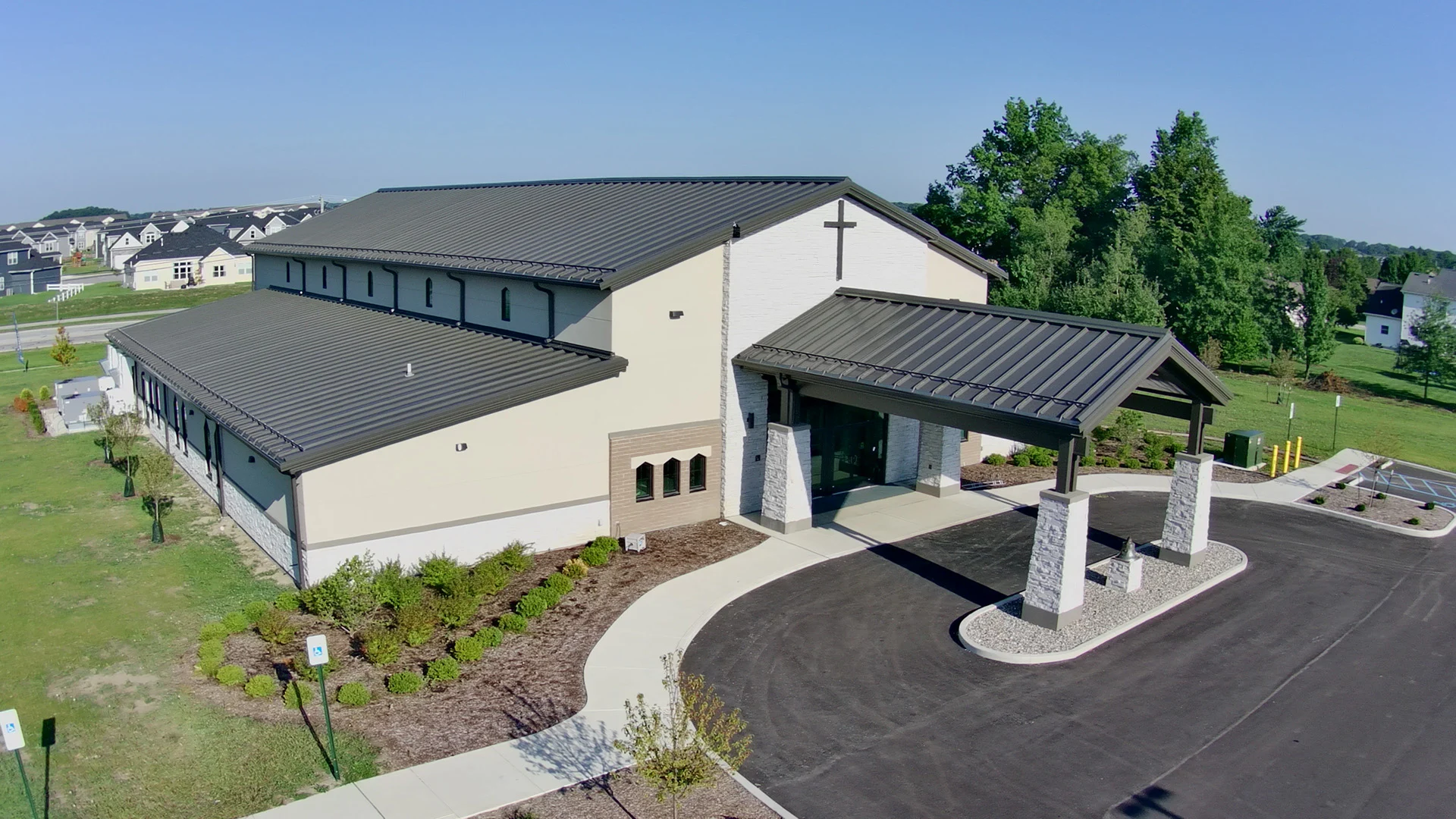 Waterville United Methodist Church exterior church building church architect