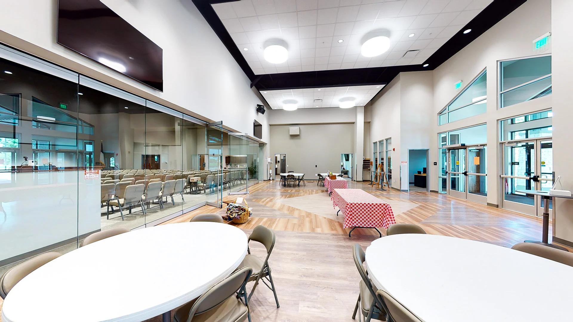 Waterville United Methodist Church lobby church building church architect