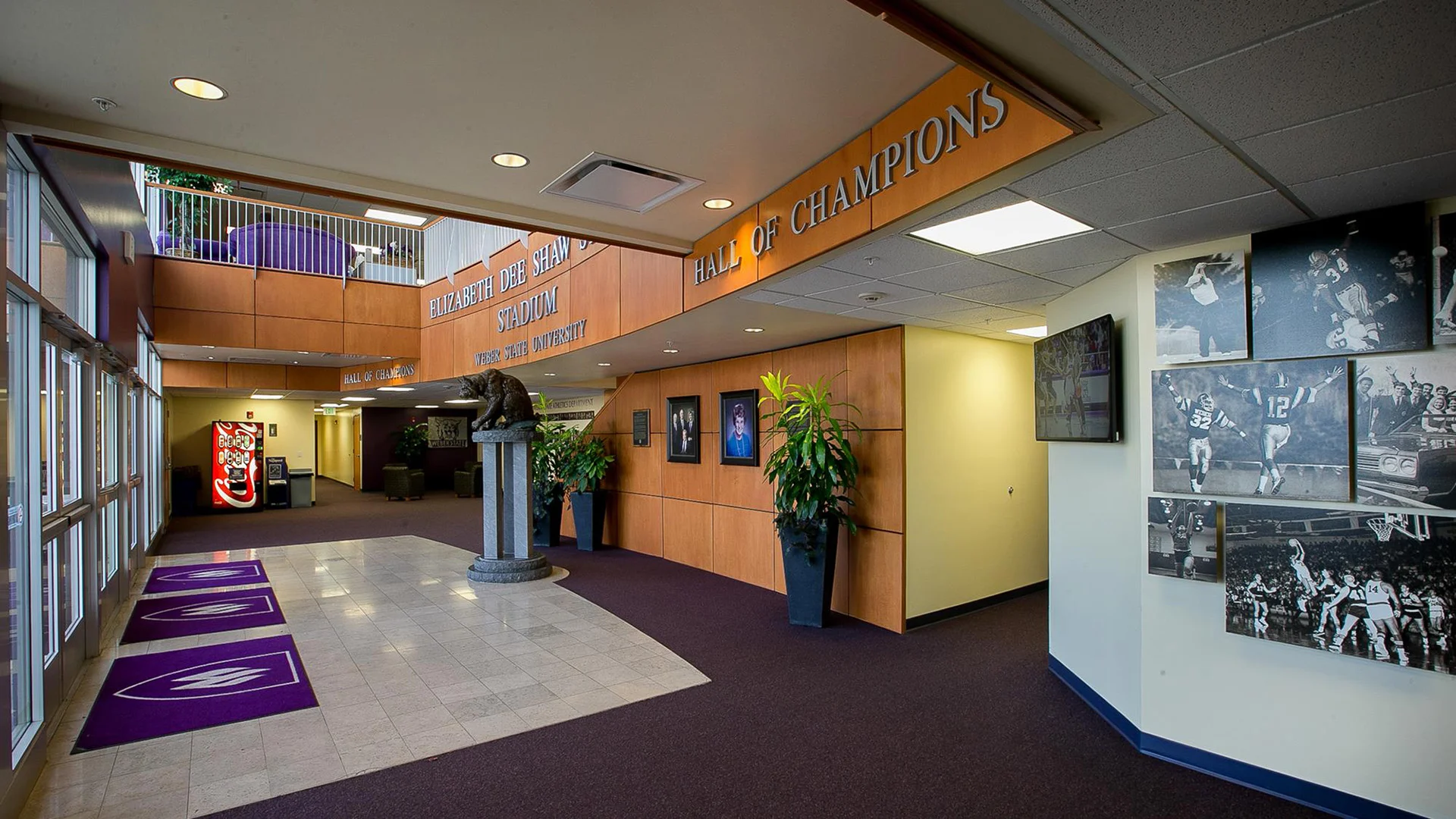 Weber State lobby church building church architect