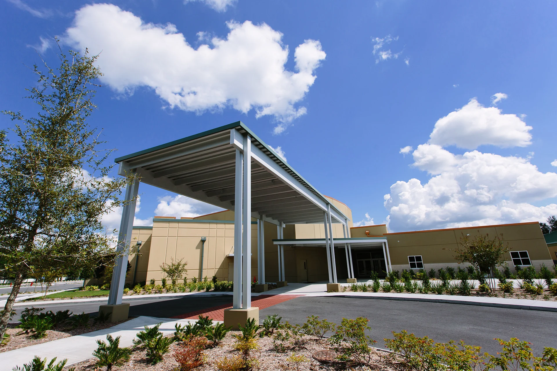 WOBC exterior church building church architect