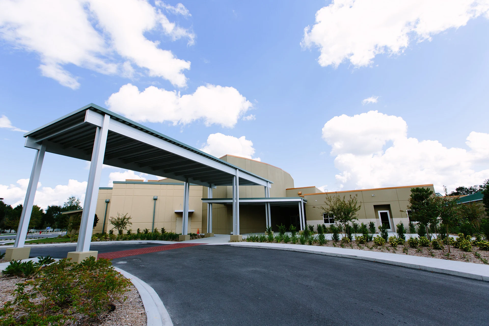 WOBC exterior church building church architect