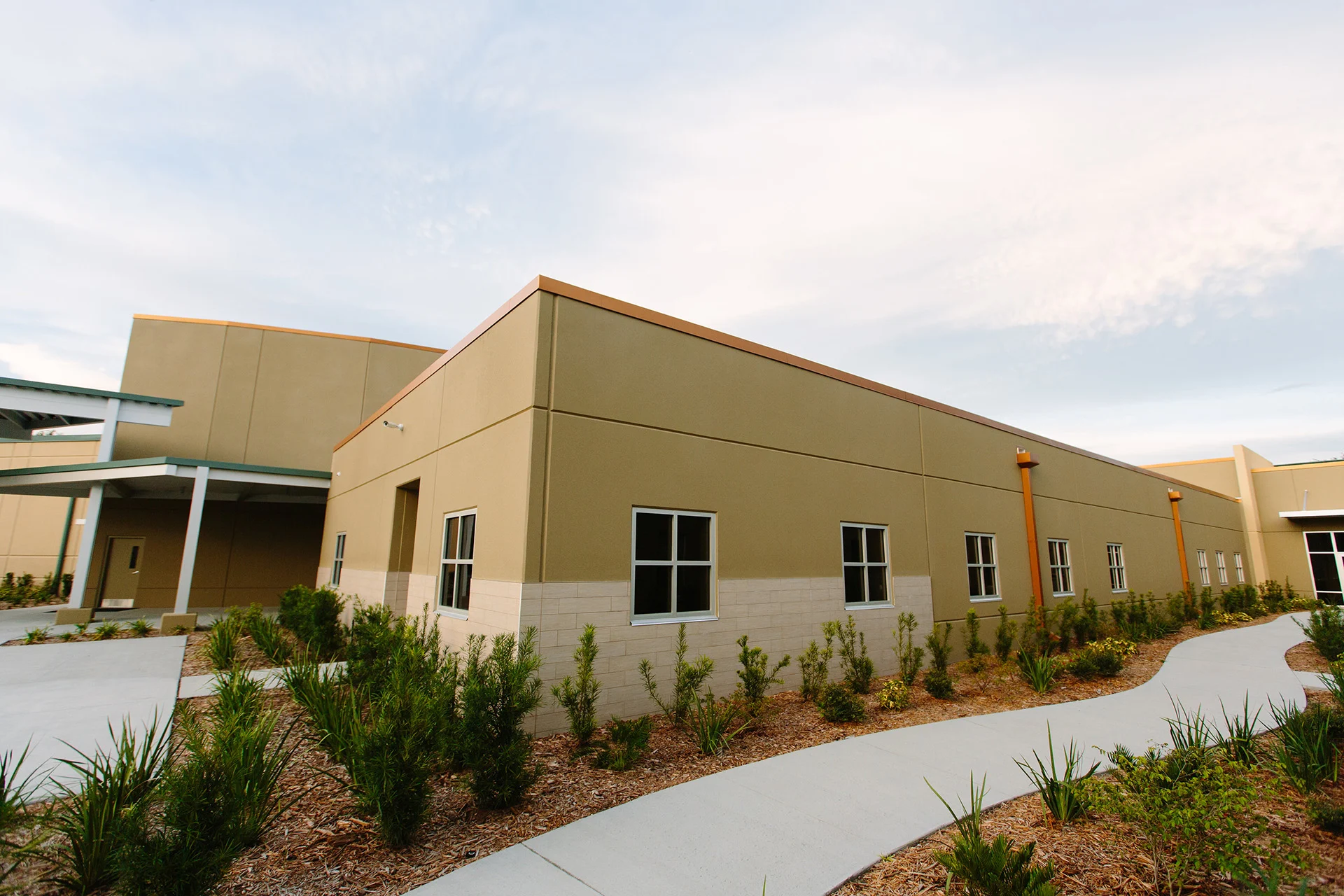 WOBC exterior church building church architect