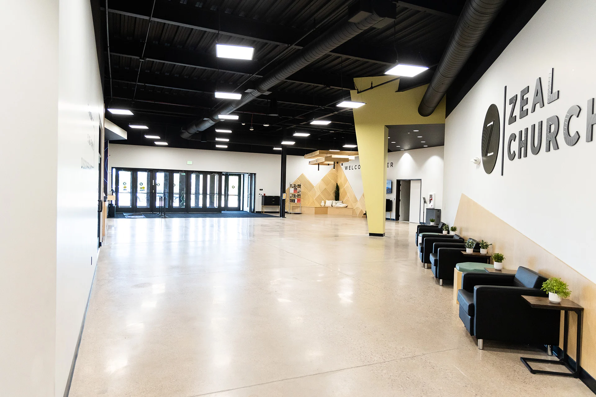 Zeal hallway church building church architect