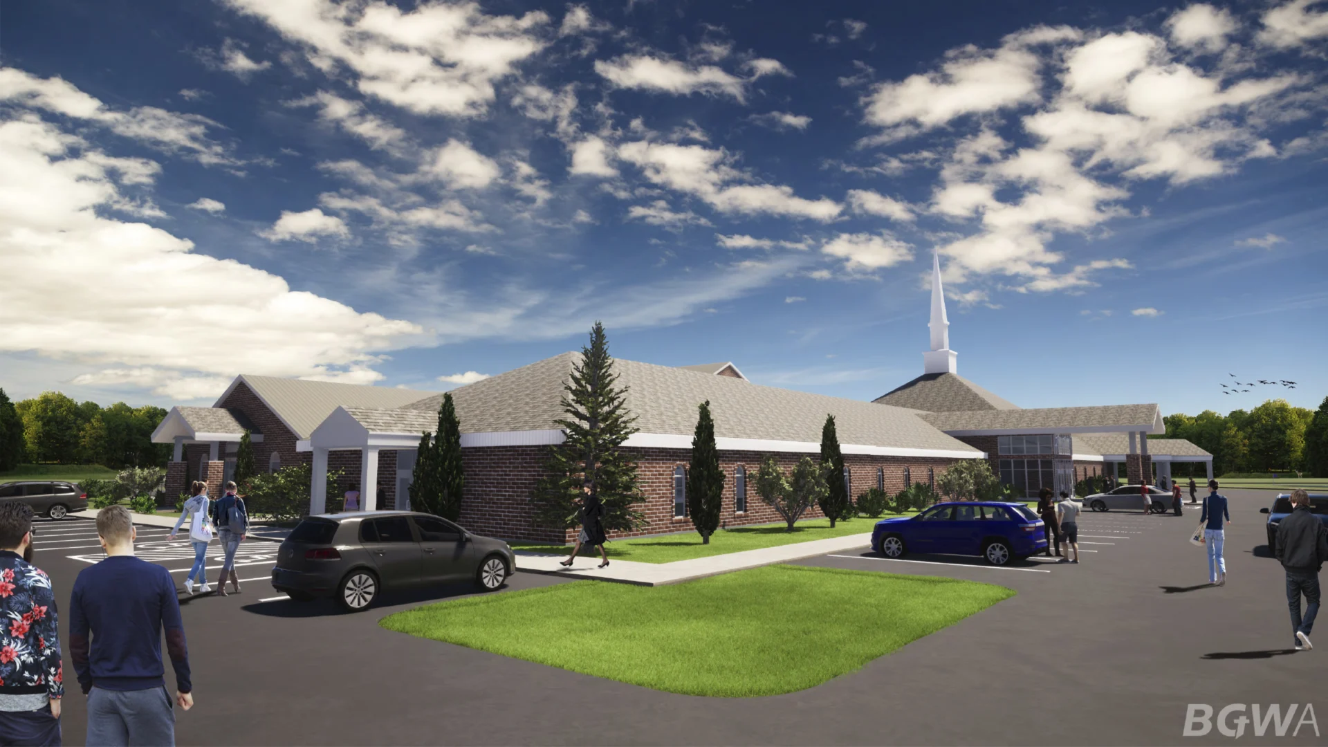 Ann Arbor Baptist Church church building church architect