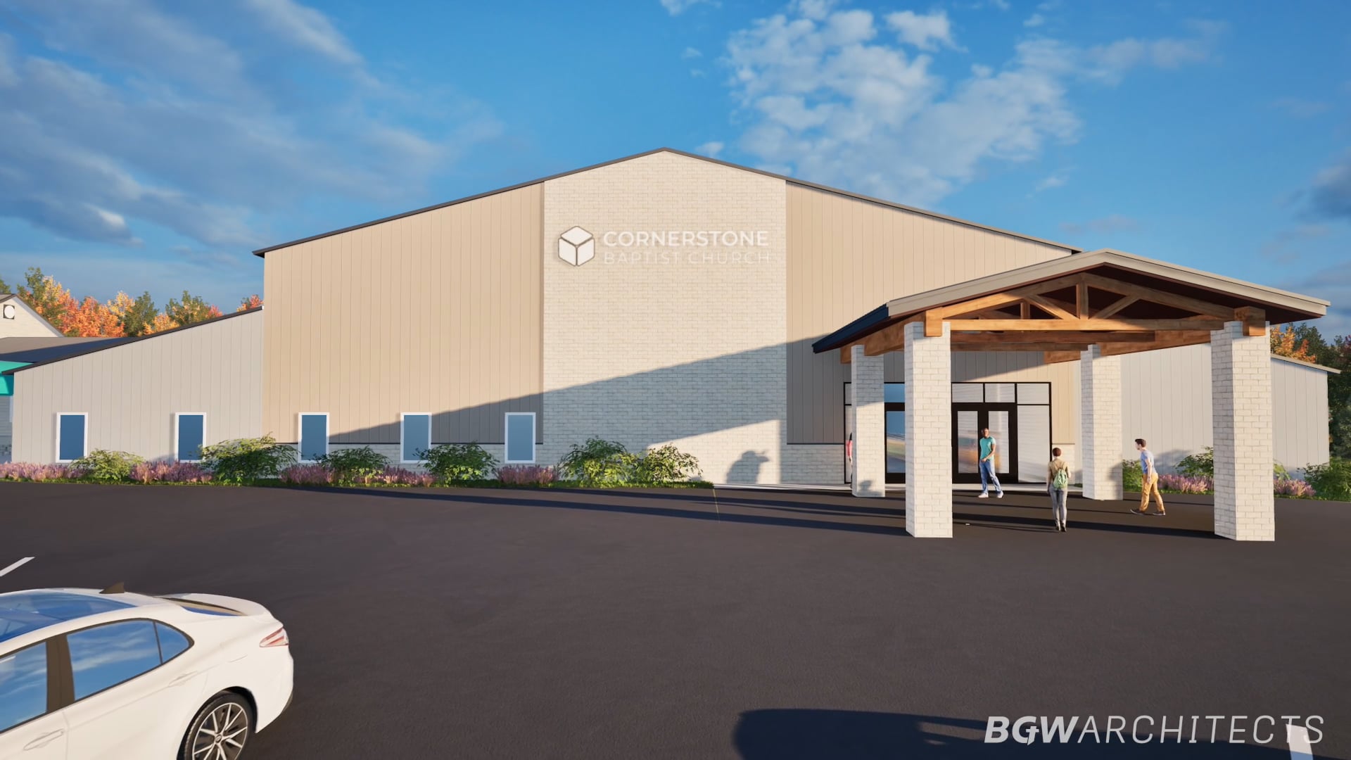 Cornerstone Bible Church church building church architect