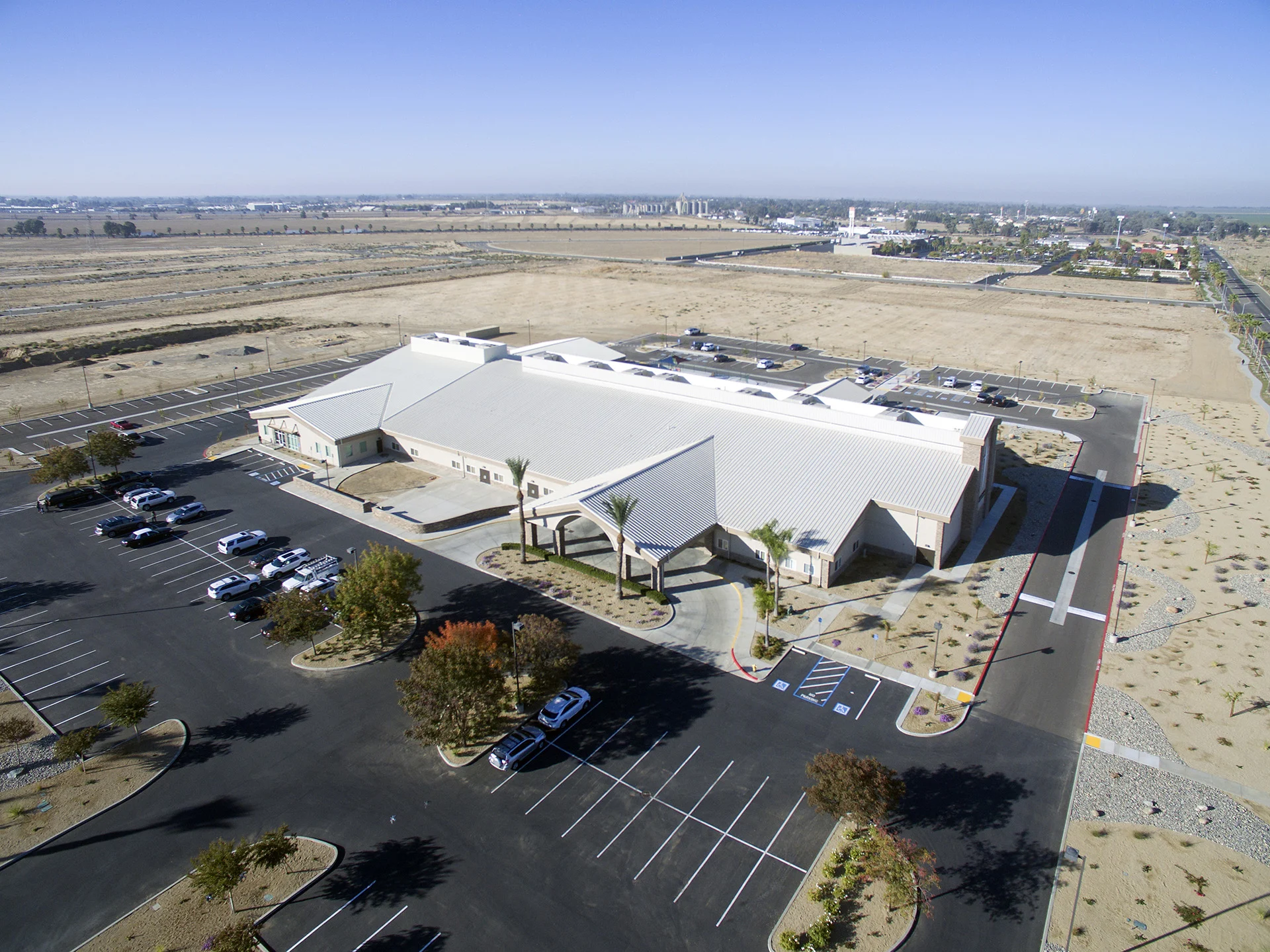 Cornerstone Community Church exterior header church building church architect