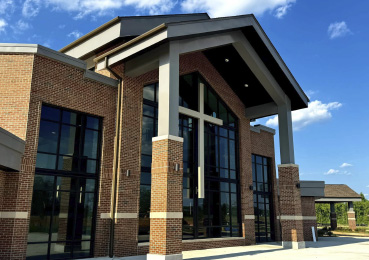 East Memorial Exterior slider church building church architect