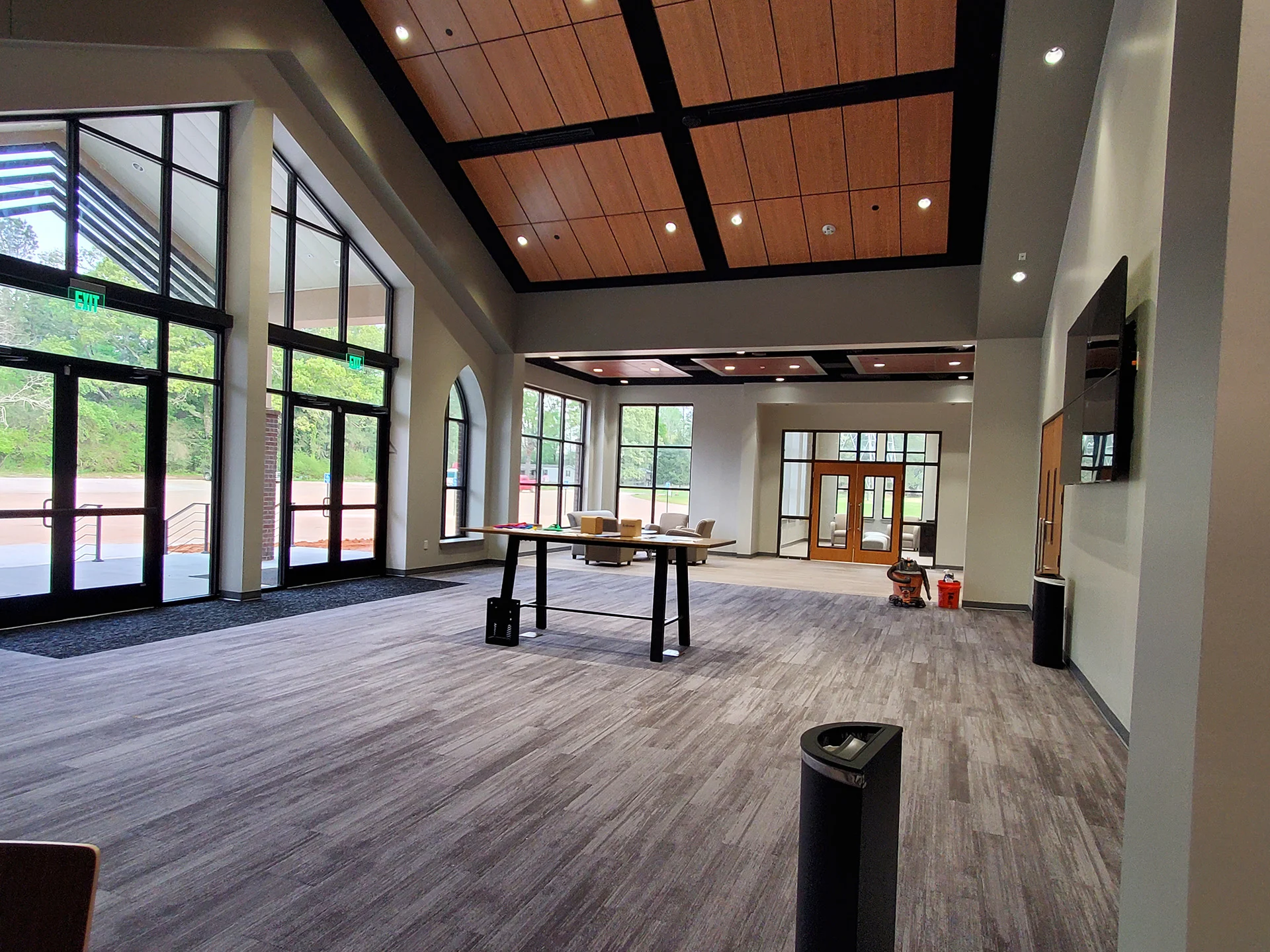 Fairview Baptist Church lobby church building church architect