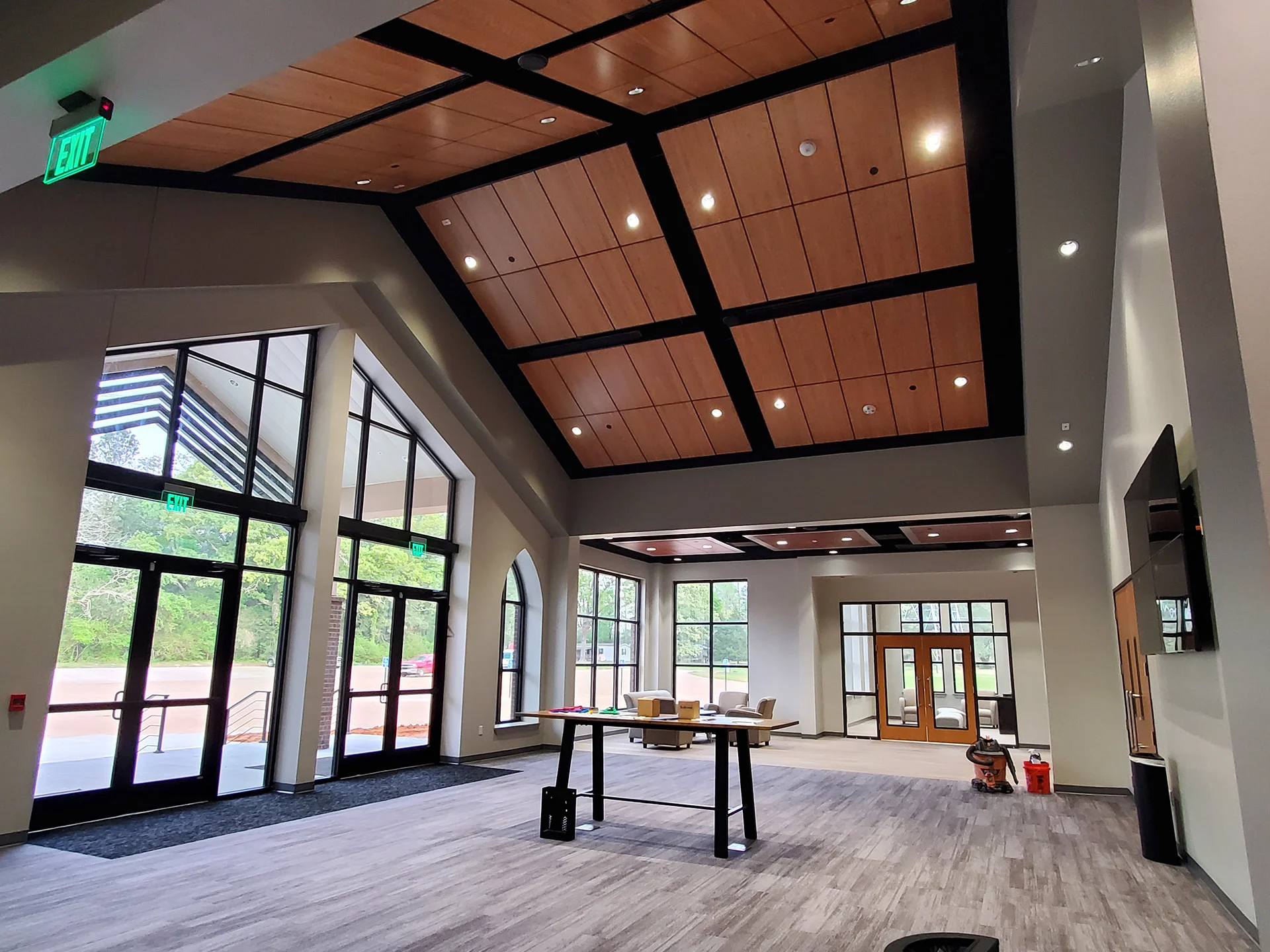 Fairview Baptist Church lobby church building church architect