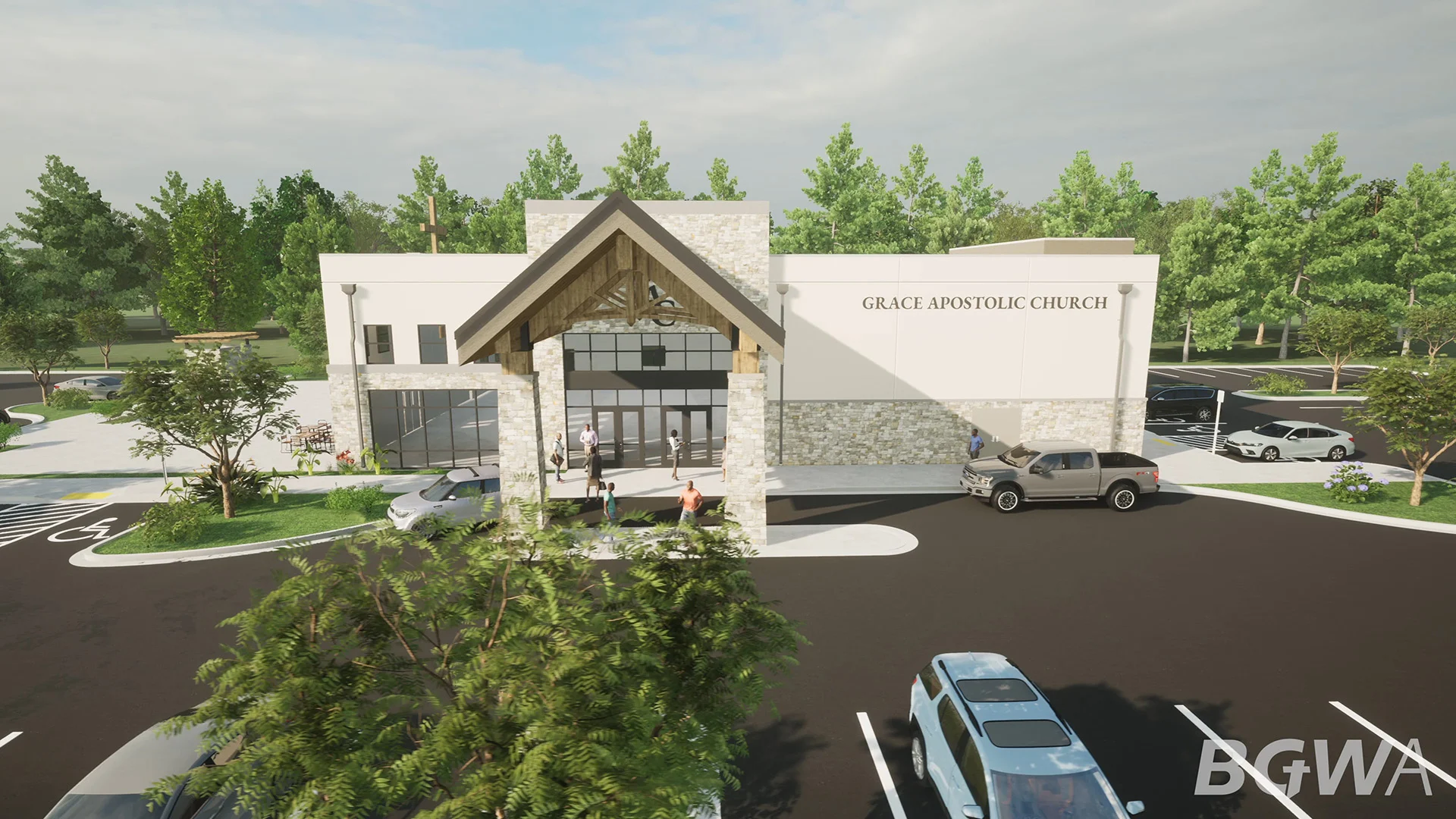 Grace Apostolic Church church building church architect