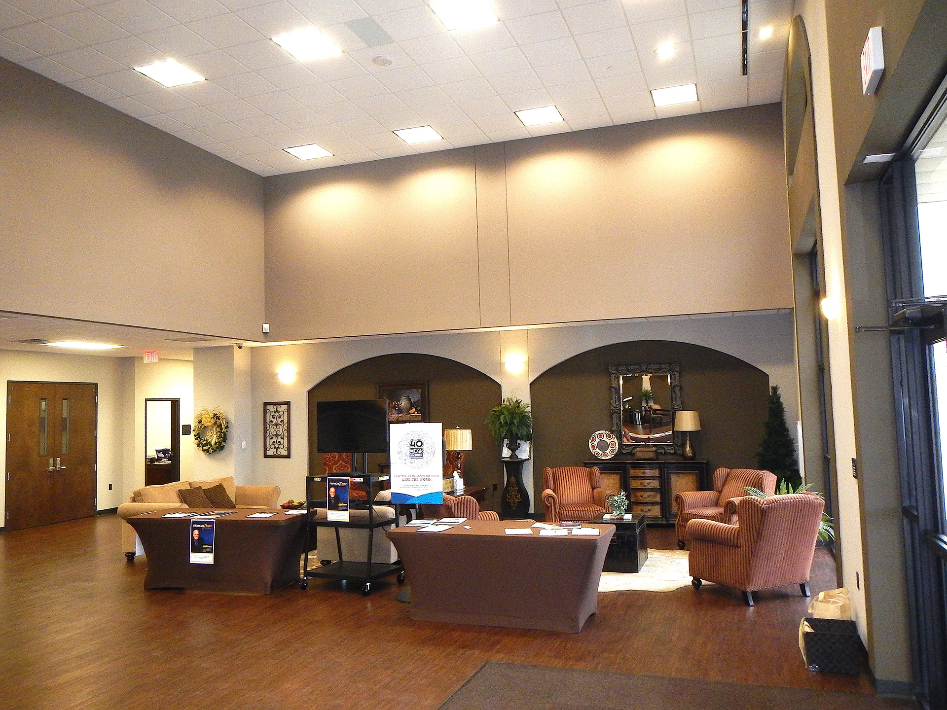NorthPointe Lobby church building church architect