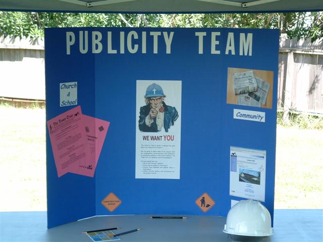 Publicity Team church builder