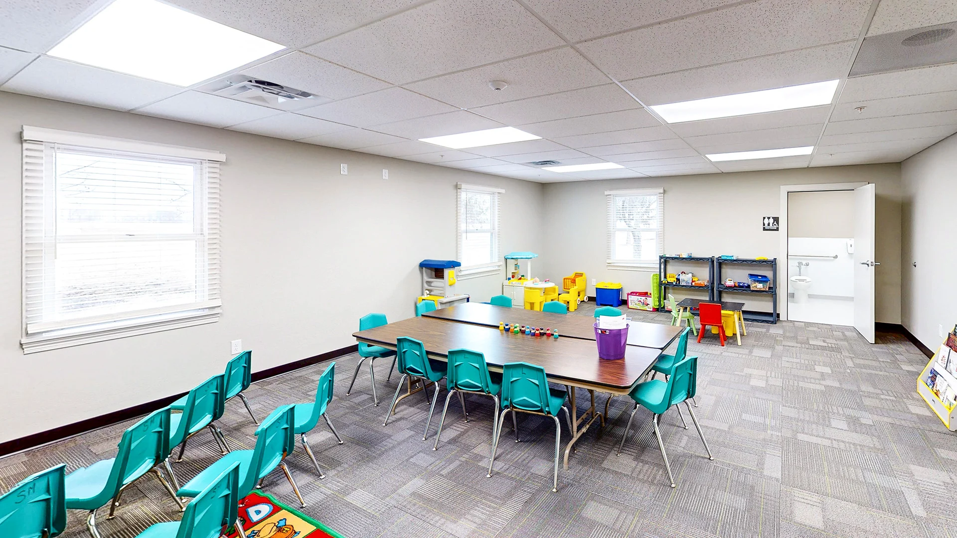 Waterville Community Church kids room church building church architect