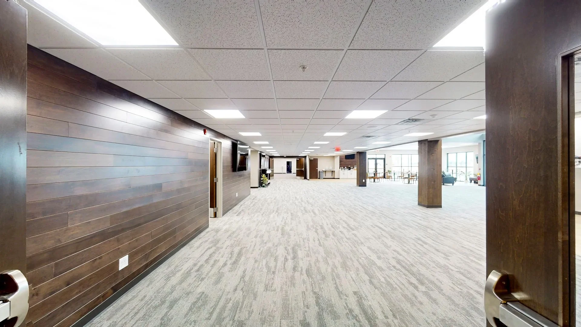 Waterville Community Church lobby church building church architect