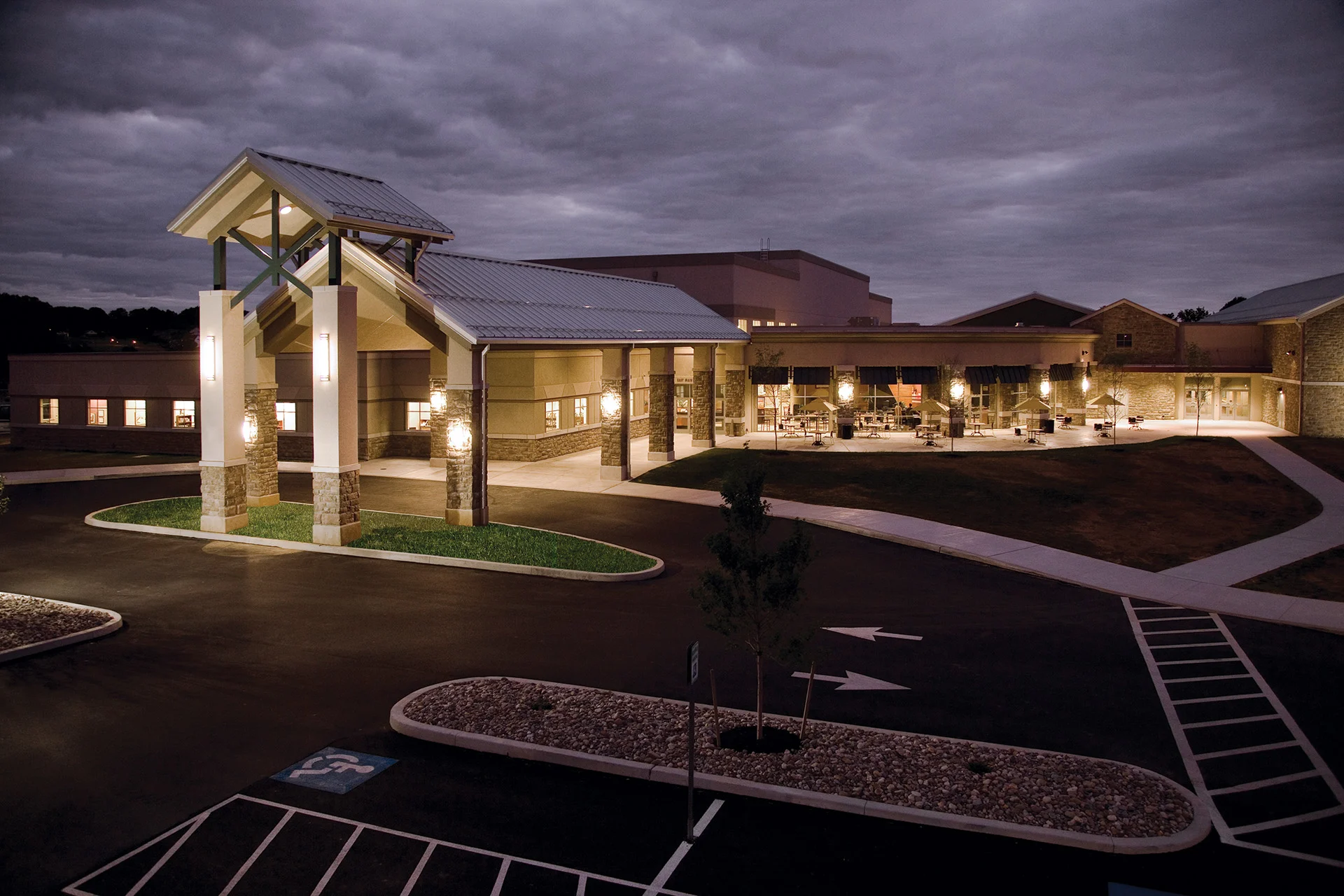 Worship Center exterior church building church architect