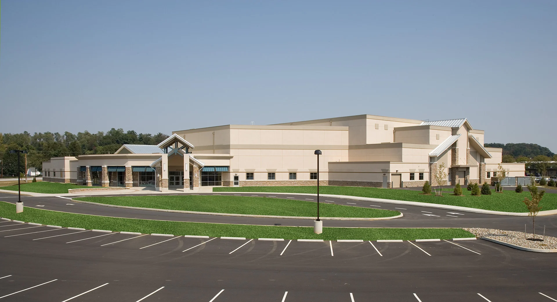 Worship Center exterior church building church architect
