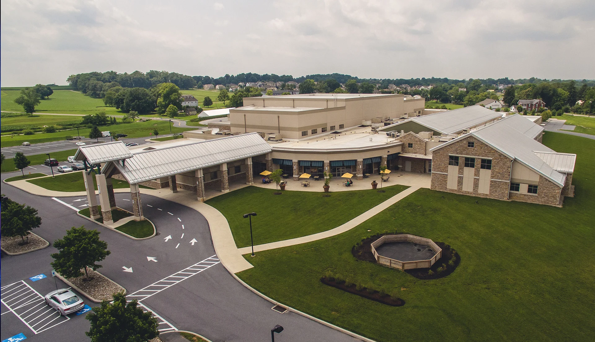 Worship Center exterior church building church architect