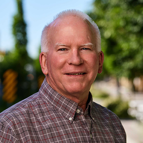 Dale Gibson headshot new church architect