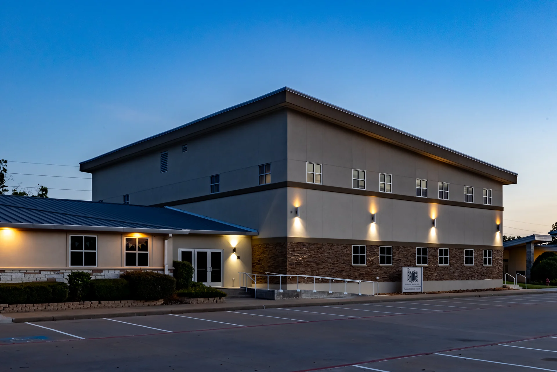 The Bridge - Richmond, TX - exterior church building church architect