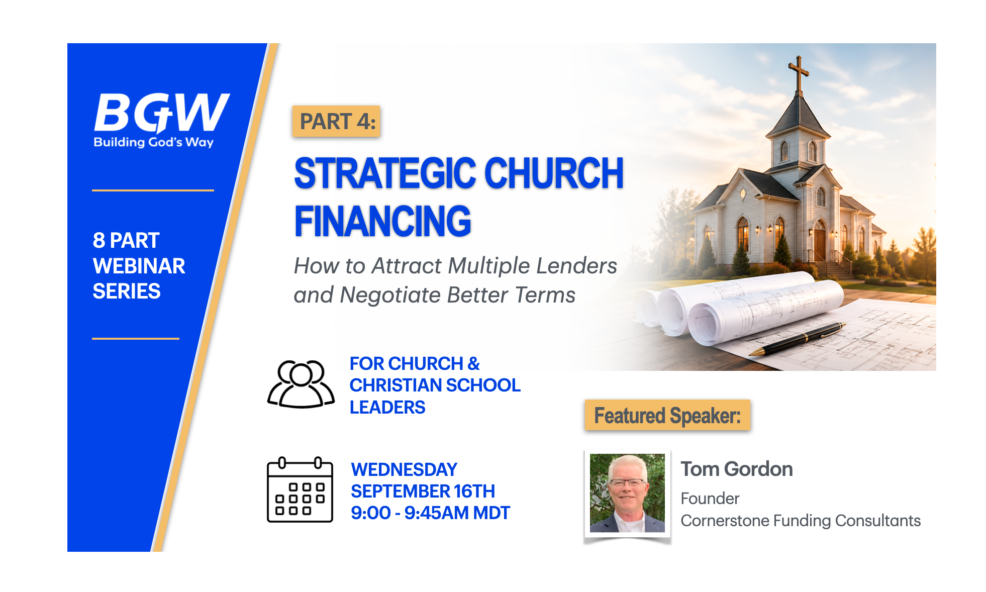 Strategic Church Financing: How to Attract Multiple Lenders and Negotiate Better Terms